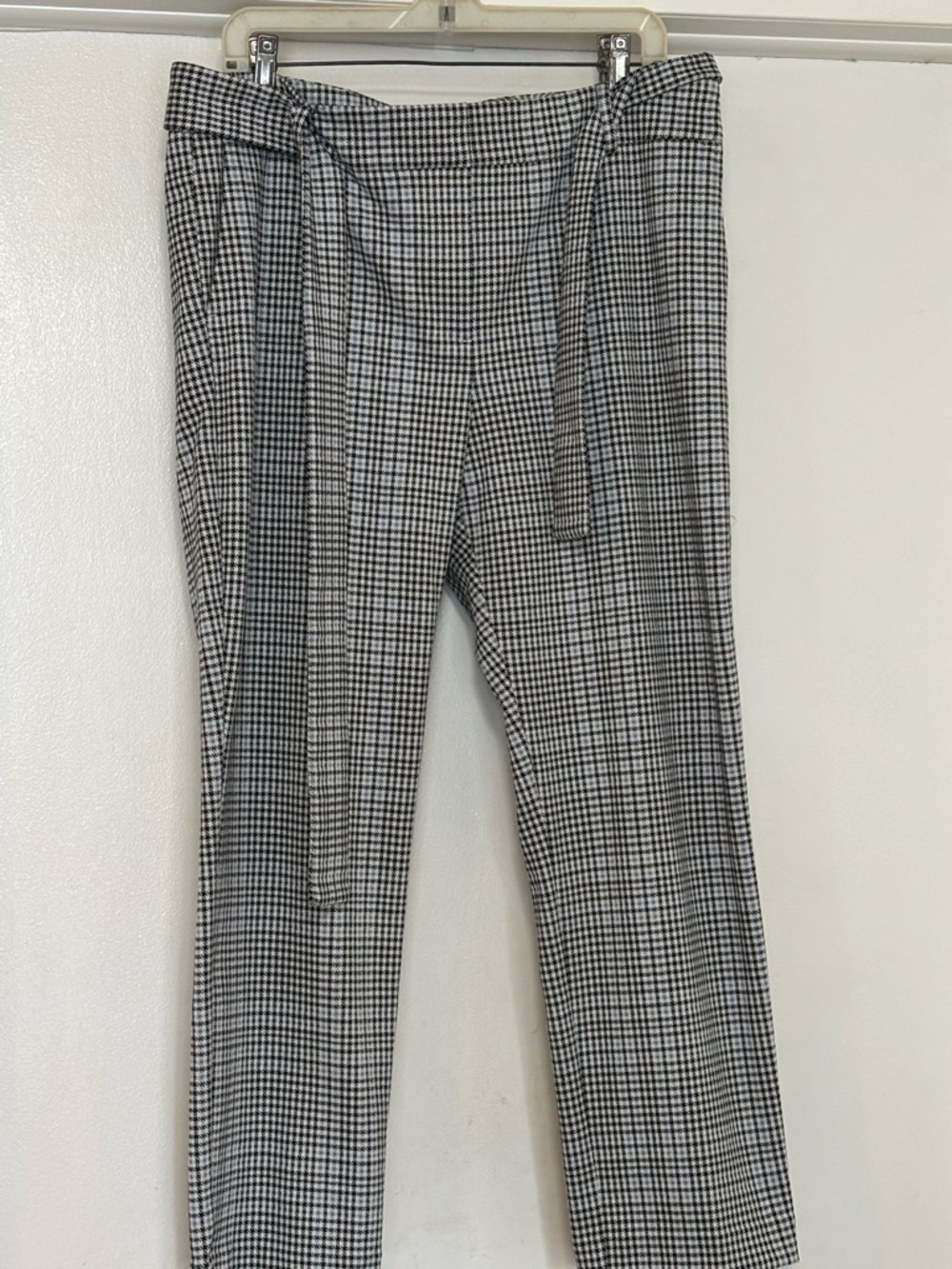 Ann Taylor Tailored Plaid Dress Pants - Gray/blue - Picture 3 of 8
